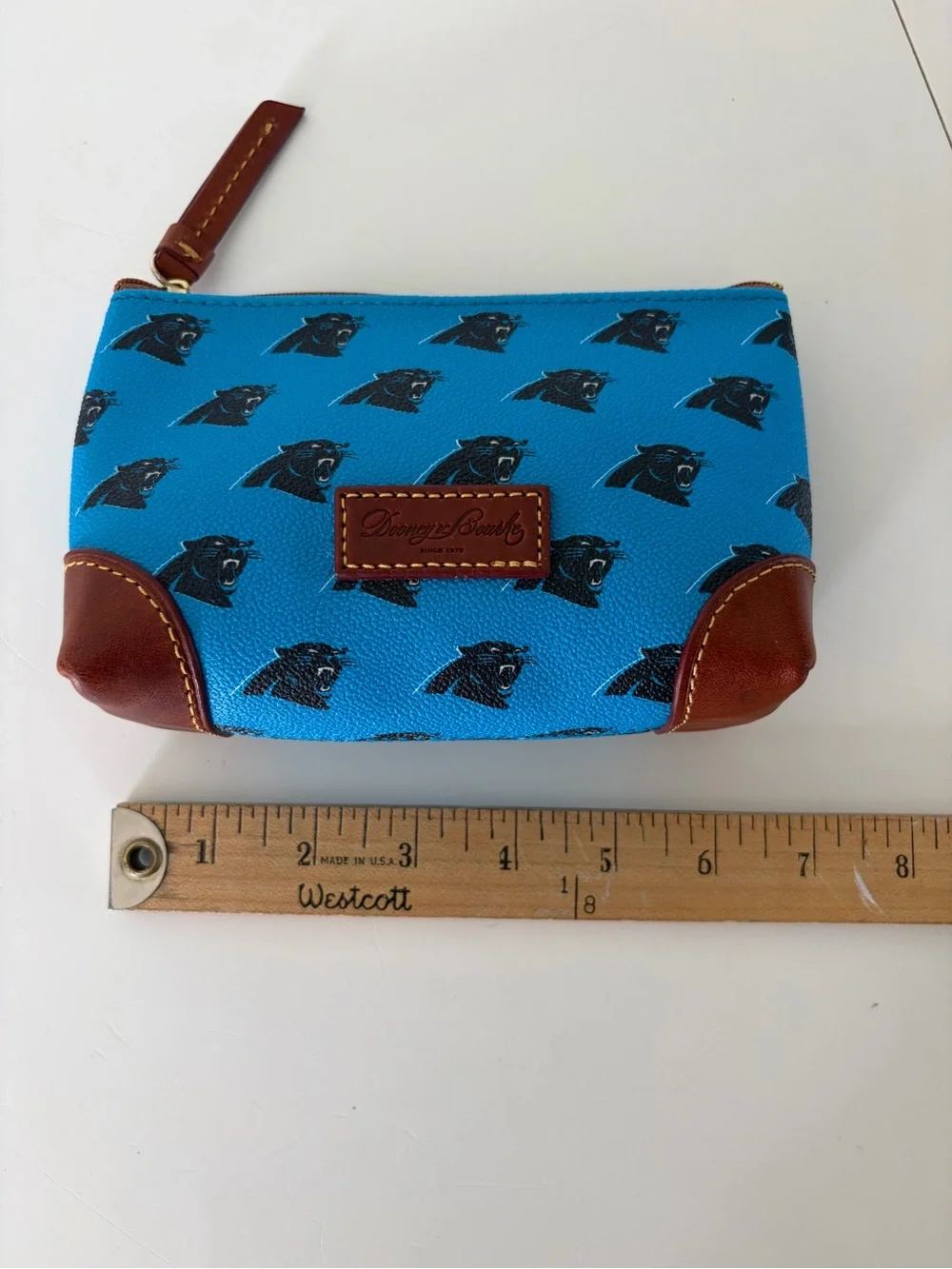 Dooney & Bourke Carolina Panthers NFL Accessories Cosmetic Bag